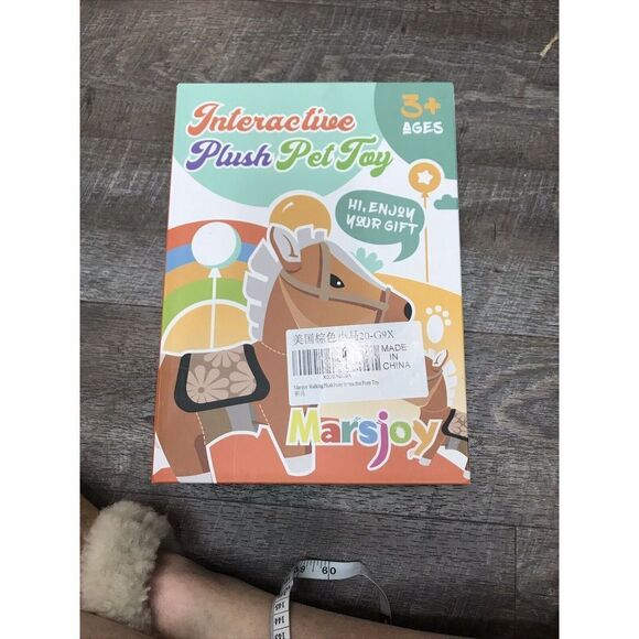 Marsjoy Interactive Plush Brown Horse Toy Talking Singing Leash New - Picture 6 of 7